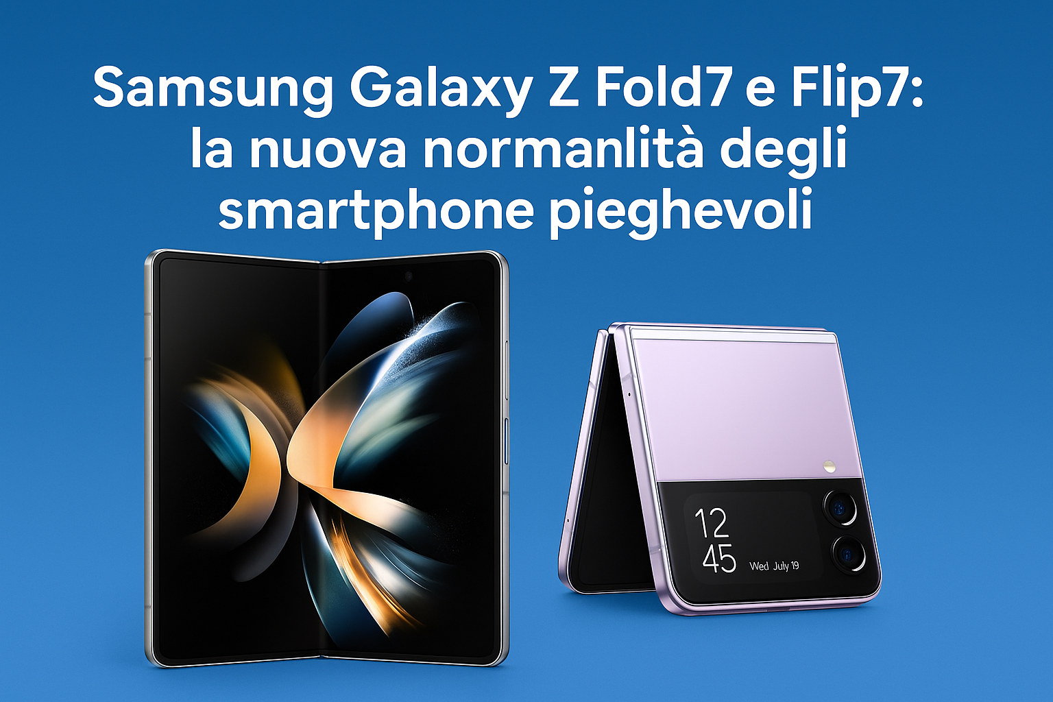 Samsung Galaxy Z Fold7 e Flip7: la nuova normalità degli smartphone pieghevoli